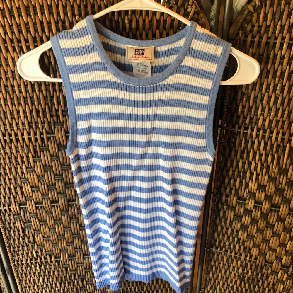 Faded Glory Sleeveless Sweater Medium EEUC